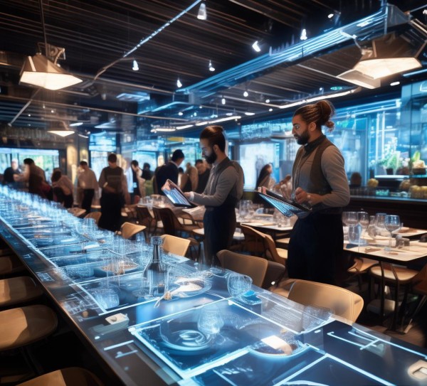 restaurant hospitality的4D现场管理，结合数字化与创新的解决方案