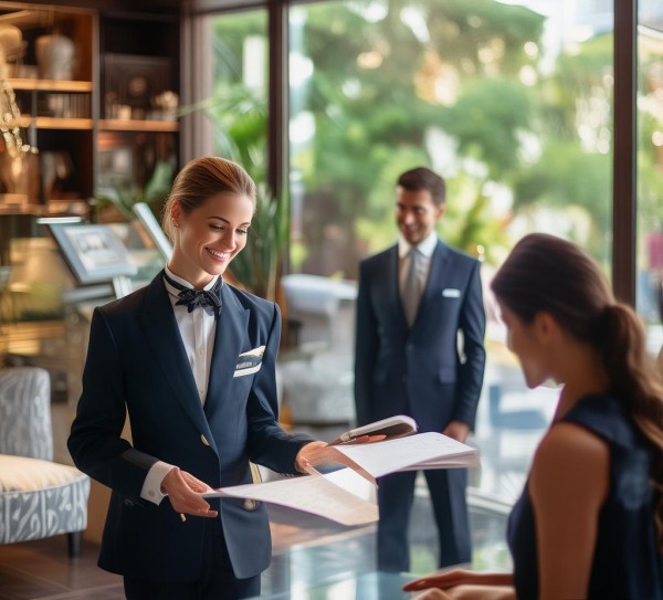 为国外客户预订酒店时，提供哪些服务？